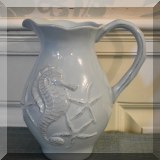 P03. Blue seahorse pitcher. 